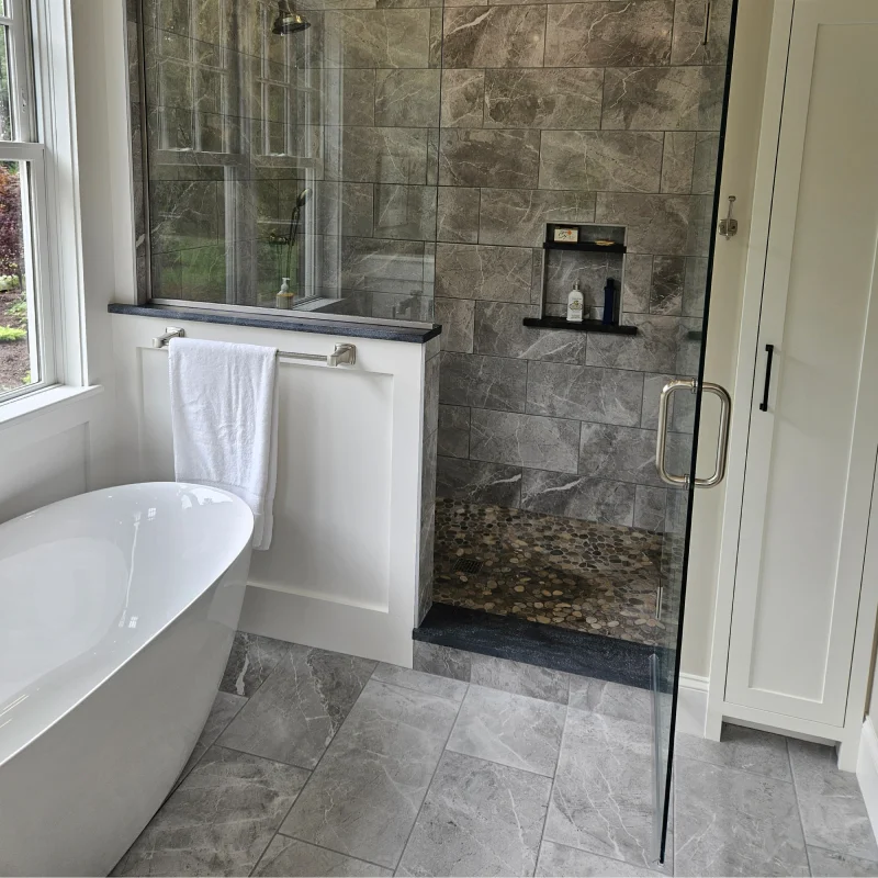 Modern bathroom from Flooring Source in the Auburn, MA area