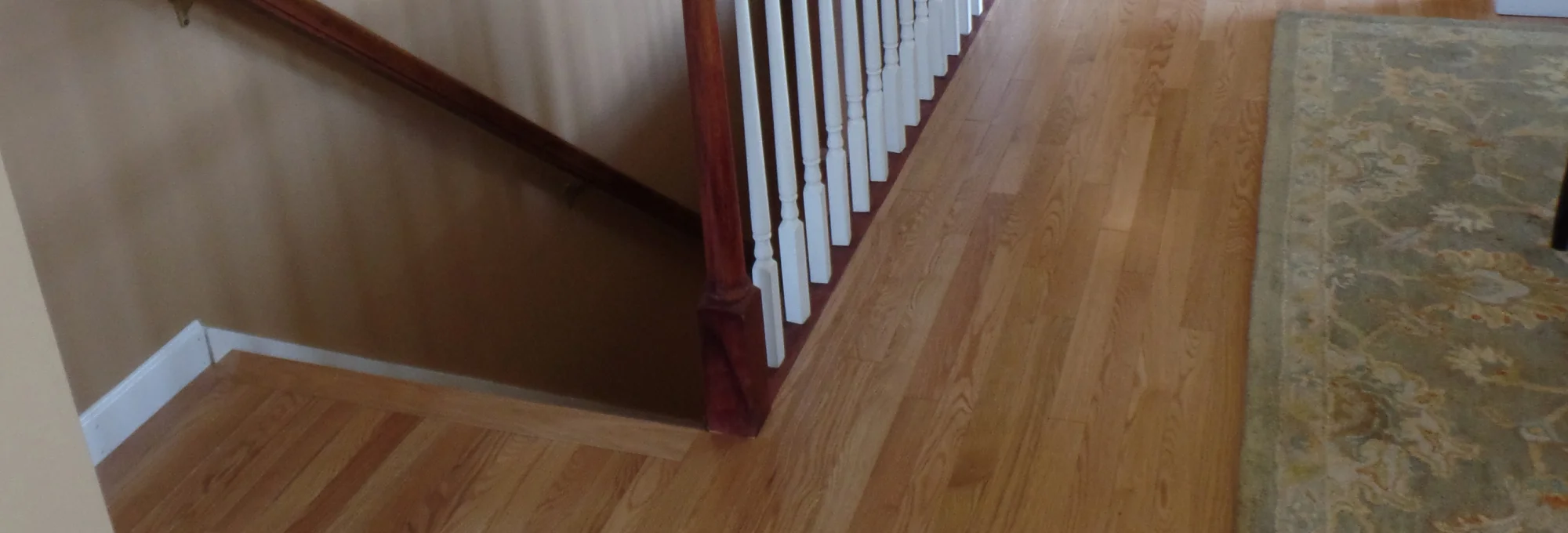 Kitchen with hardwood floor from Flooring Source in the Auburn, MA area