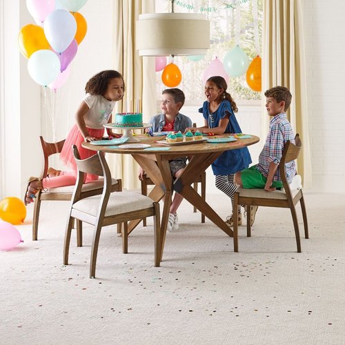 Kids birthday party - Resilient Shaw floors from Flooring Source in the Auburn, MA area